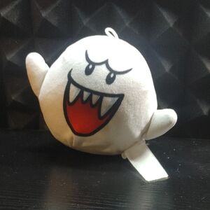 6" White Boo Ghost Plush Nintendo Super Mario